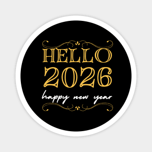 Hello 2026 - Happy New Year Magnet